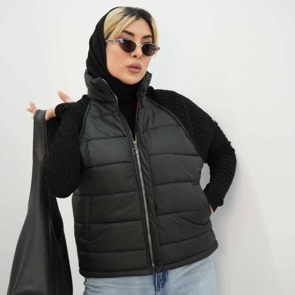 پافر زنانه و دخترانه طرح سرشانه بافت