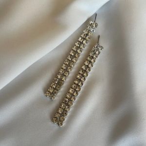 گوشواره آویز نگین دار