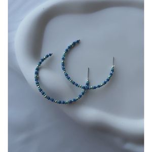 گوشواره منجوق فیروزه ای