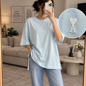 تیشرت قلبی باکسی نخ پنبه
