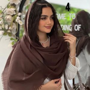 فروش اینترنتی شال نخ پنبه دورریش دخترانه