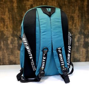 خرید اینترنتی کوله پشتی off White رنگ سبزآبی