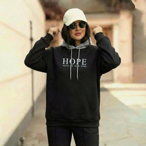 هودی زنانه طرح HOPE