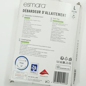 مشخصات تاپ اسمارا Esmara صورتی گلدار ، سوتین مخفی ، بند قابل تنظیم،  جنس نخ پنبه