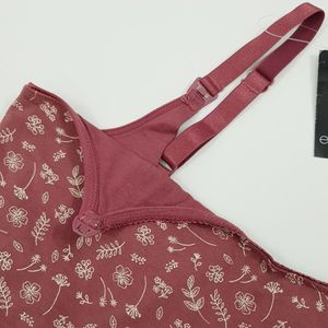 قیمت تاپ اسمارا Esmara صورتی گلدار ، سوتین مخفی ، بند قابل تنظیم،  جنس نخ پنبه