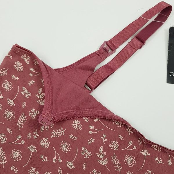 تاپ اسمارا Esmara صورتی گلدار ، سوتین مخفی ، بند قابل تنظیم، جنس نخ پنبه
