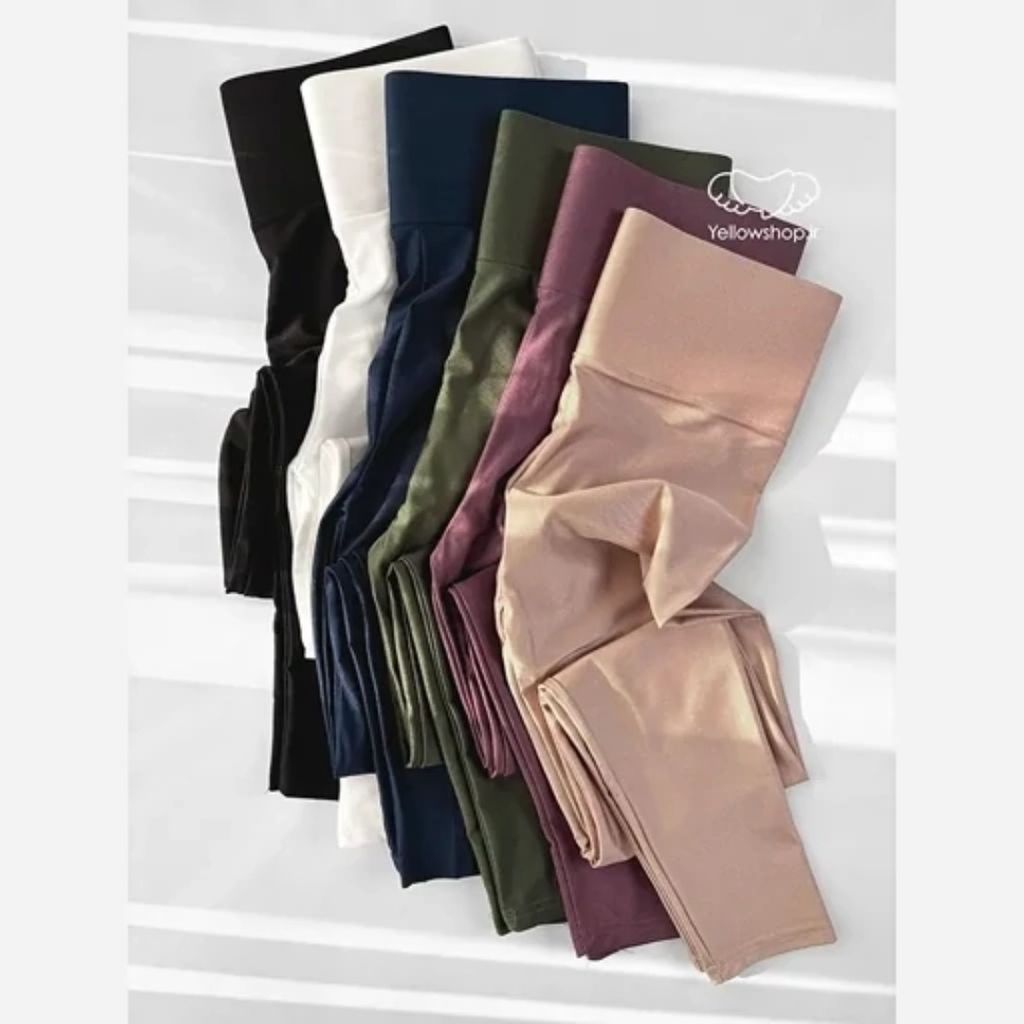 قیمت ارزان لگ براق زنانه کمر گنی وارداتی ترک Chic Collection سایز M تا 3XL | لگ باشگا