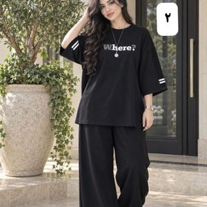 خرید اینترنتی ست اسپرت  زنانه مناسب فصل گلکسی پنبه تن خور شیک