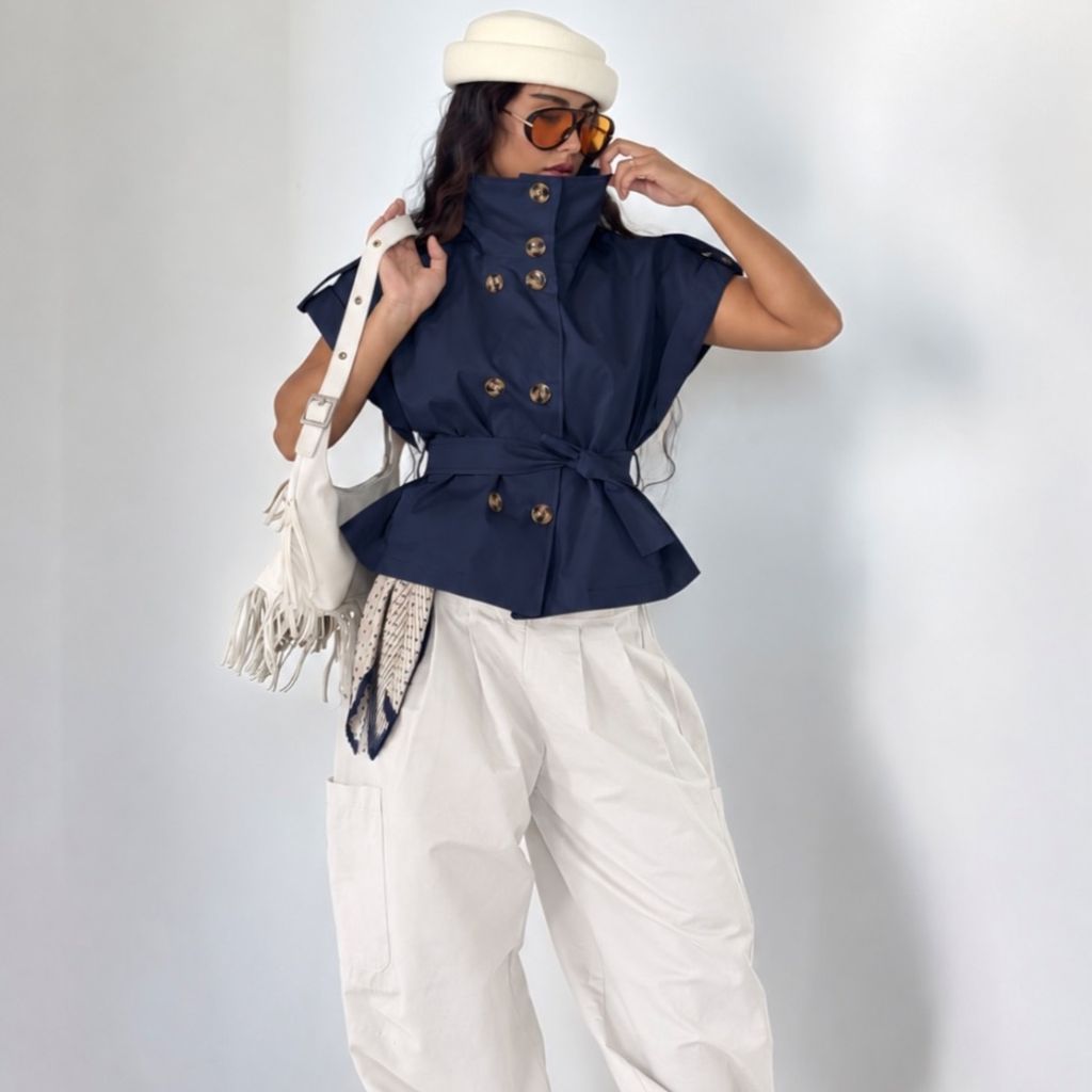 خرید انلاین وست استین پاکتی ZARA