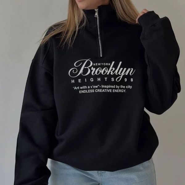 دورس نیم زیپ New York زنانه