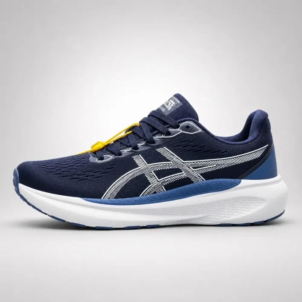 خرید اینترنتی قیمت کتونی رانینگ اسیکس سرمه‌ای  | Asics Gel Kayano 30 Navy White