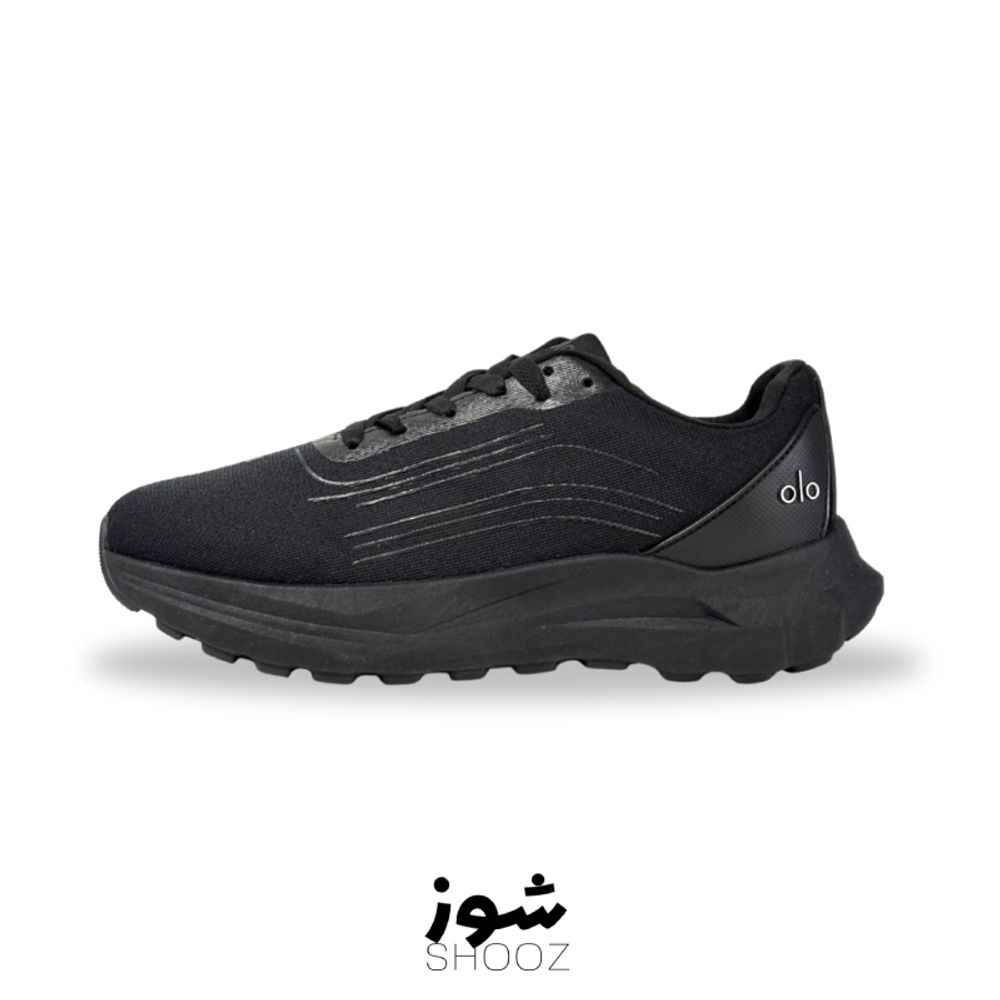 خرید اینترنتی قیمت کتونی زنانه alo yoga runner مشکی وارداتی