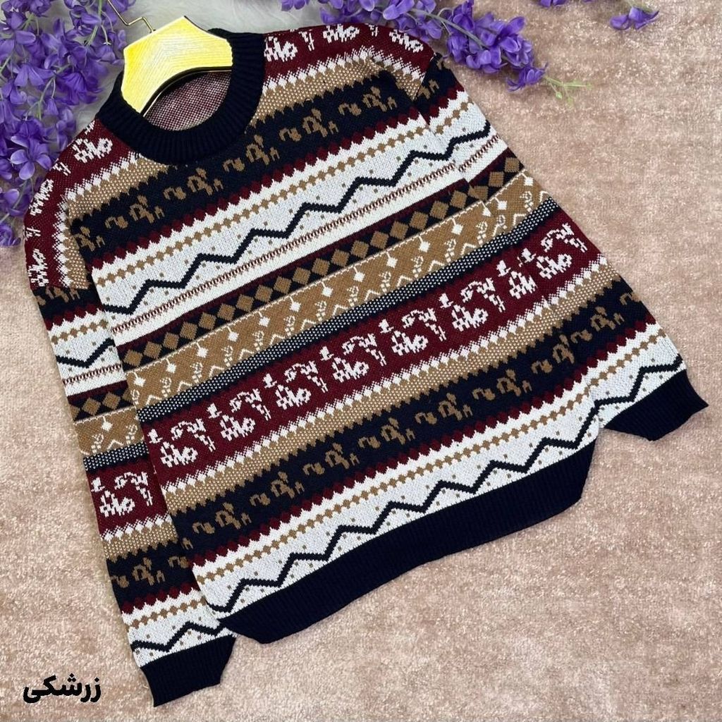 قیمت بلوز بافت سنتی شیک تن خور زیبا فری سایز56