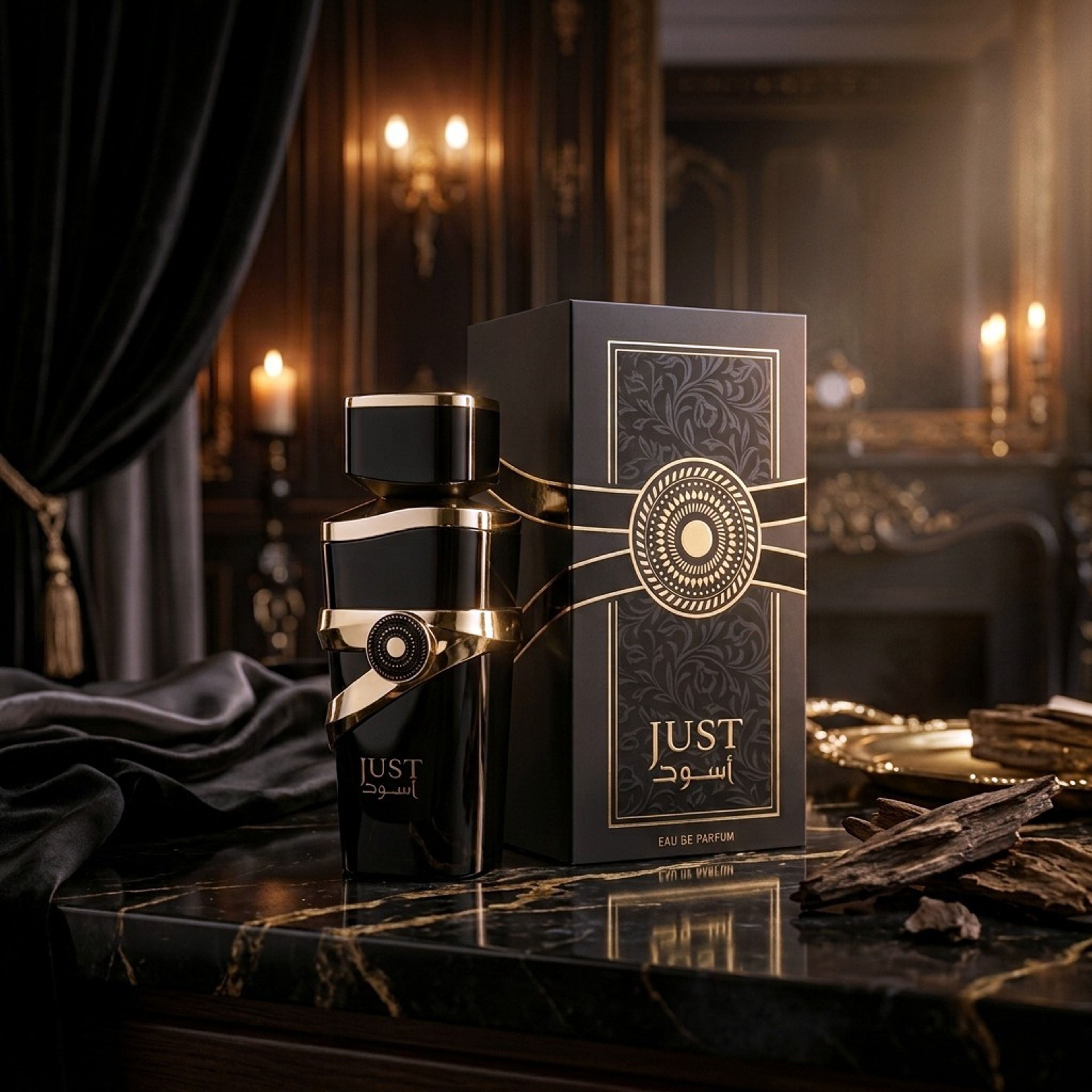 خرید آنلاین عطر ادکلن مردانه اسد فراگرنس ورد اصل مدل جاست اسود حجم 100 میل