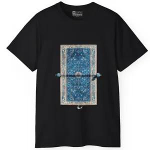 تیشرت آستین کوتاه مردانه پاد آفرین مدل تنیس فرش ایرانی