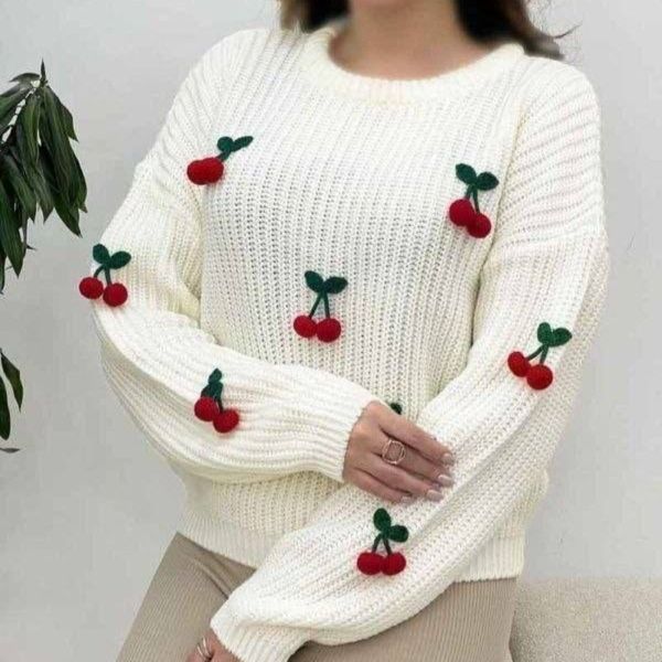 بلوز بافت گیلاسی زنانه