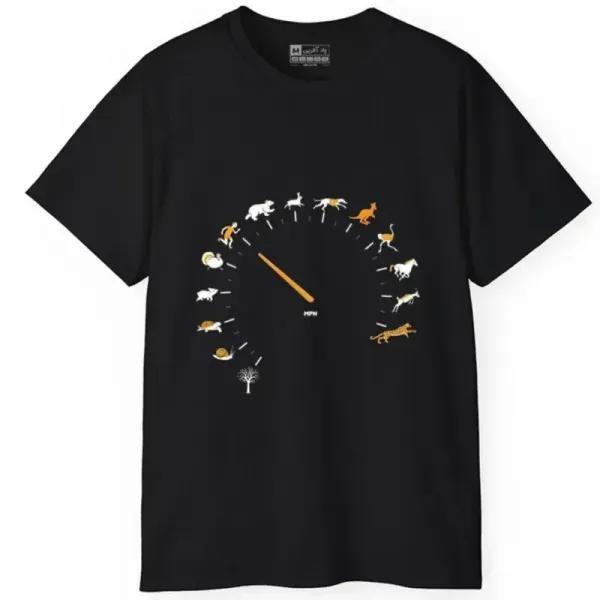 تیشرت آستین کوتاه مردانه مدل 383 یقه گرد جنس نخ و پلی استر