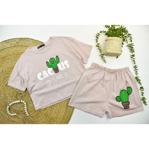 خرید اینترنتی قیمت کراپ و شلوارک زنانه کاکتوس کد 11548