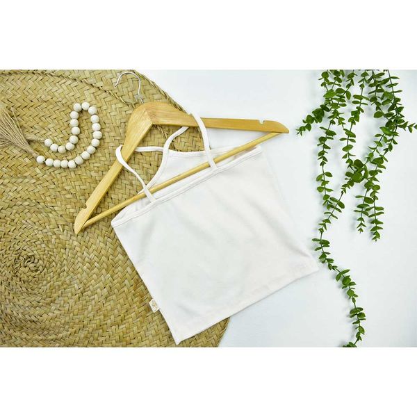 تاپ کبریتی زنانه بند ضربدری کد 11523