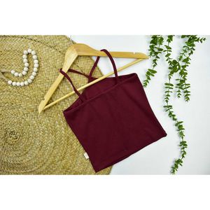 تاپ کبریتی زنانه بند ضربدری کد 11523
