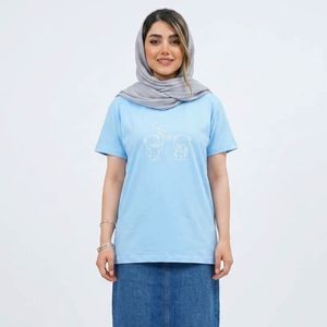 خرید اینترنتی قیمت تیشرت زنانه طرح خرس های مهربون  کد 11530