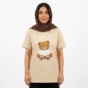 خرید اینترنتی قیمت تیشرت زنانه طرح تدی کد 11549