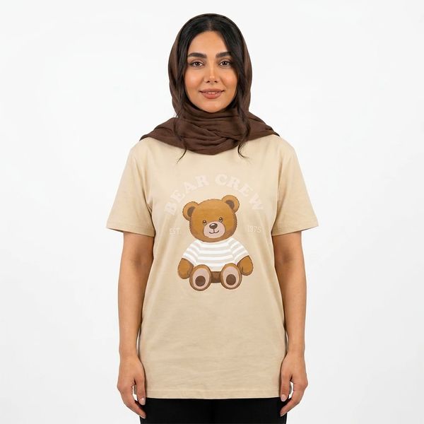 تیشرت زنانه طرح تدی کد 11549