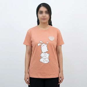 تیشرت زنانه خرگوش و قلب کد 11550