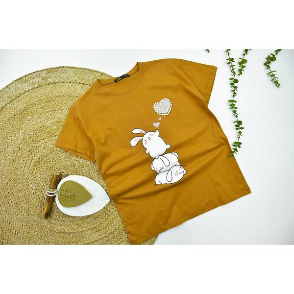 تیشرت زنانه خرگوش و قلب کد 11550