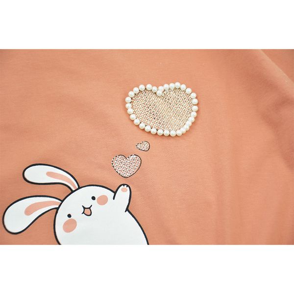 تیشرت زنانه خرگوش و قلب کد 11550
