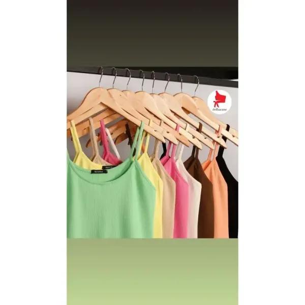 تاپ بندی نخی کبریتی زنانه برشکا سایز 38 تا 44 رنگبندی