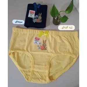خرید اینترنتی قیمت شورت عروسکی زنانه و دخترانه نخی سایز XL طرحدار فاق بلند