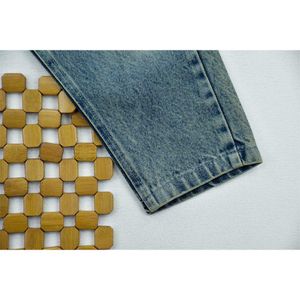 خرید اینترنتی قیمت شلوار جین مام فیت پسرانه آبی 5 تا 12 سال کد 11421