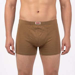 خرید اینترنتی قیمت شورت نیم پا مردانه آژاکس قهوه ای کد 11140