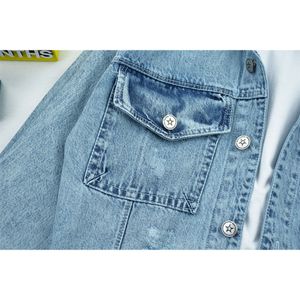 خرید اینترنتی قیمت کت جین و تیشرت پسرانه میکی موس آبی کد 11229