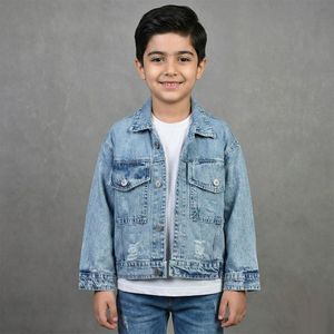 کت جین و تیشرت پسرانه میکی موس آبی کد 11229