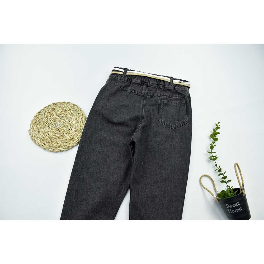 خرید اینترنتی قیمت شلوار جین مام فیت بچه گانه جوجه 2 تا 7 سال کد 11225