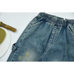 خرید اینترنتی قیمت شلوار جین بگ آبی بچه گانه 2 تا 7 سال کد 11220