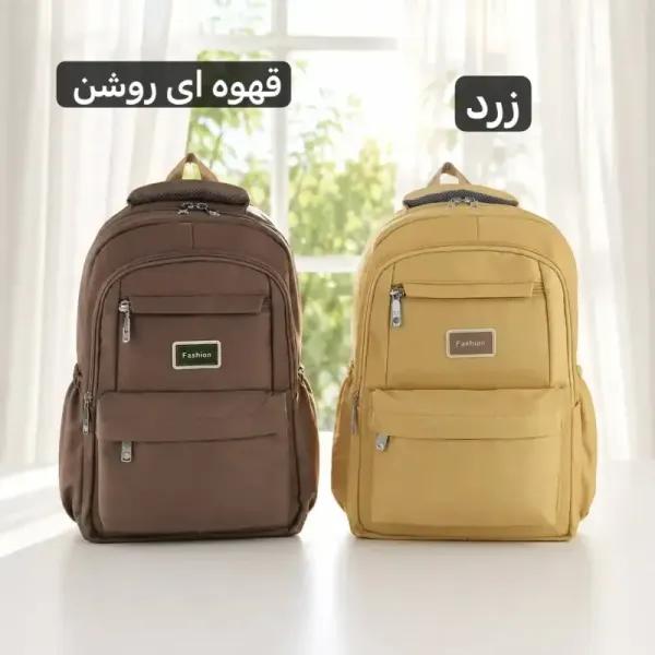 کوله پشتی مدرسه و دانشگاه جنس کجراه خارجی ابعاد 45x30x10 سانتیمتر