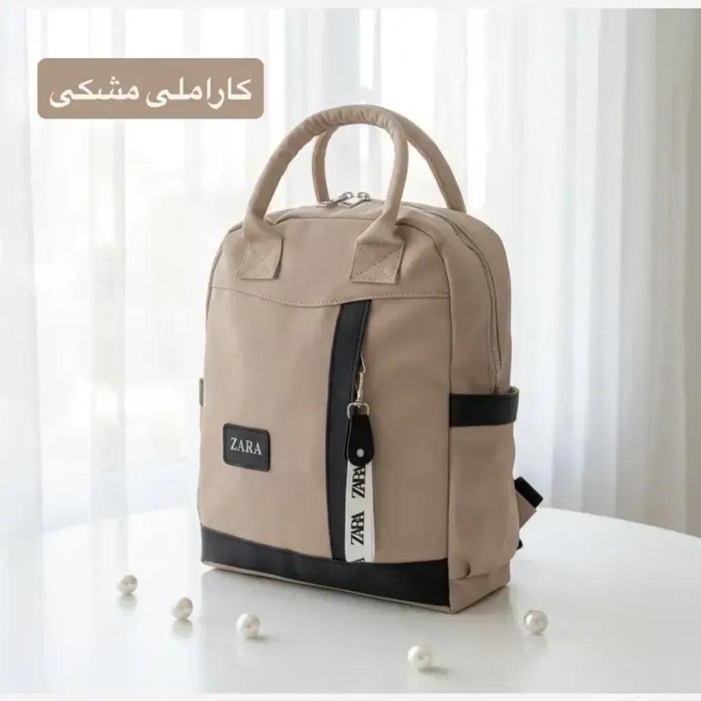 خرید اینترنتی قیمت کوله فانتزی دخترانه برزنتی روزمره و مدرسه سه بند