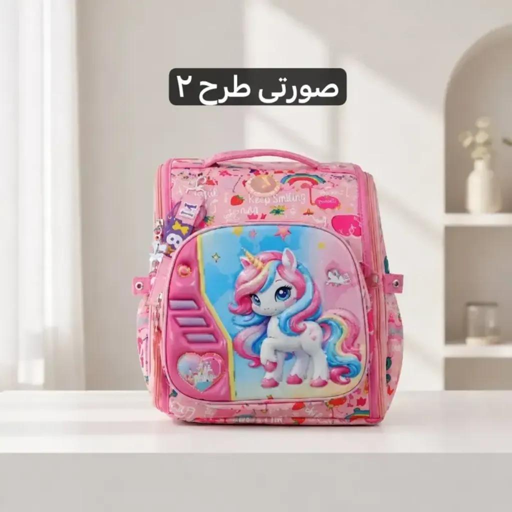 خرید اینترنتی قیمت کوله پشتی پارچه ای مدرسه و دانشگاه ابعاد 48 در 31 سانتیمتر