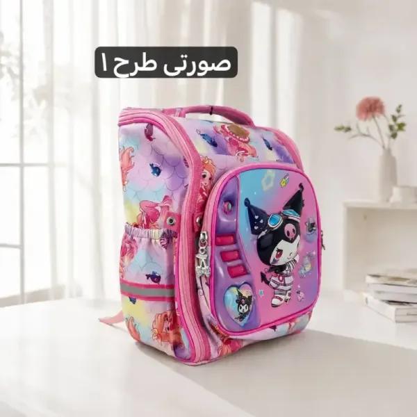 کوله پشتی پارچه ای مدرسه و دانشگاه ابعاد 48 در 31 سانتیمتر