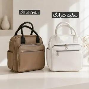 خرید اینترنتی قیمت کوله دخترانه چرم مصنوعی 3 کاره روزمره ابعاد 30 در 27 سانتیمتر