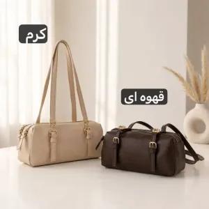 خرید اینترنتی قیمت کیف زنانه چرم مصنوعی روزمره ابعاد 28 در 12 سانتیمتر
