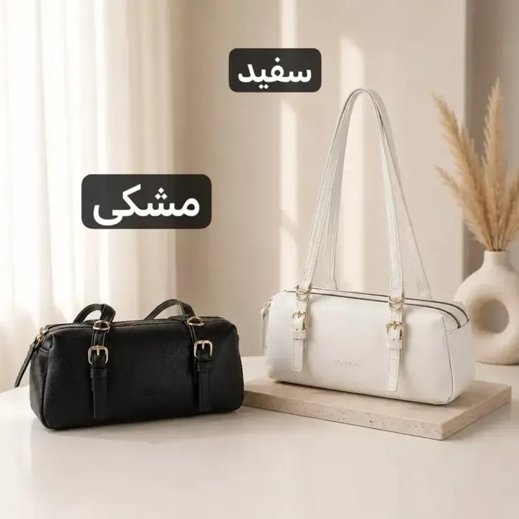 خرید اینترنتی قیمت کیف زنانه چرم مصنوعی روزمره ابعاد 28 در 12 سانتیمتر
