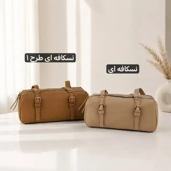کیف زنانه چرم مصنوعی روزمره ابعاد 28 در 12 سانتیمتر