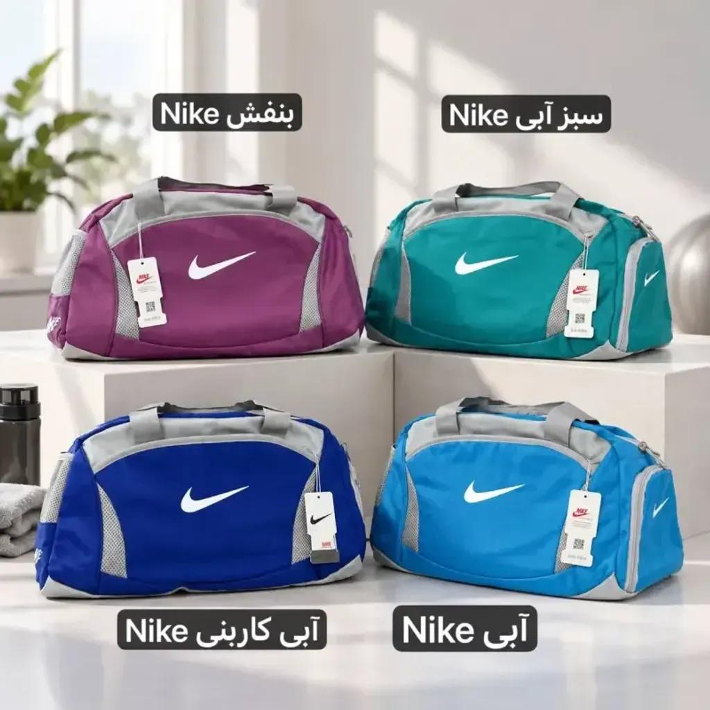 خرید اینترنتی قیمت ساک ورزشی جنس خلبانی ابعاد 46 در 30 سانتیمتر با 4 جیب بیرونی و بند بلند