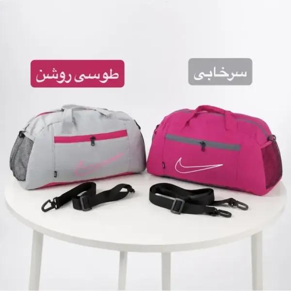 ساک ورزشی مسافرتی اسپرت پارچه ای سه بند ابعاد 40 در 25 در 15 سانتیمتر