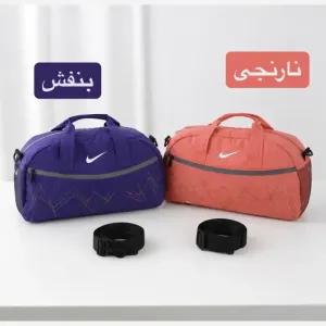 خرید اینترنتی قیمت ساک ورزشی پارچه ای بند دار سه جیب ابعاد 45 در 25 در 15 سانتیمتر