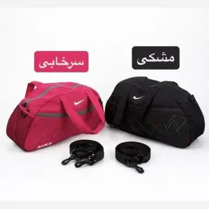 خرید اینترنتی قیمت ساک ورزشی پارچه ای بند دار سه جیب ابعاد 45 در 25 در 15 سانتیمتر
